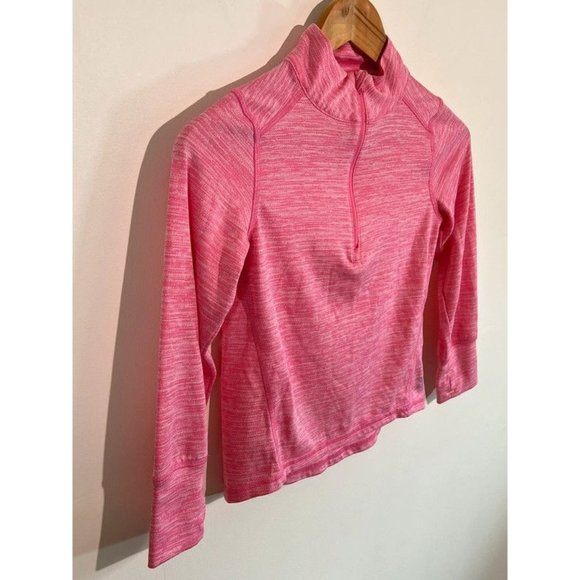 Girls Pink Half Zipped Light Weight Xersion Everair Shirt - Picture 3 of 8